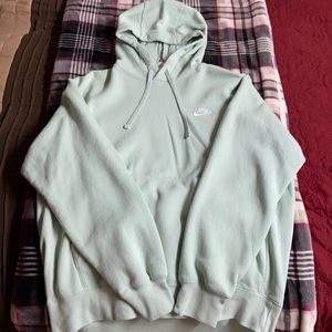 New Mint blue Nike hoodie Size:M